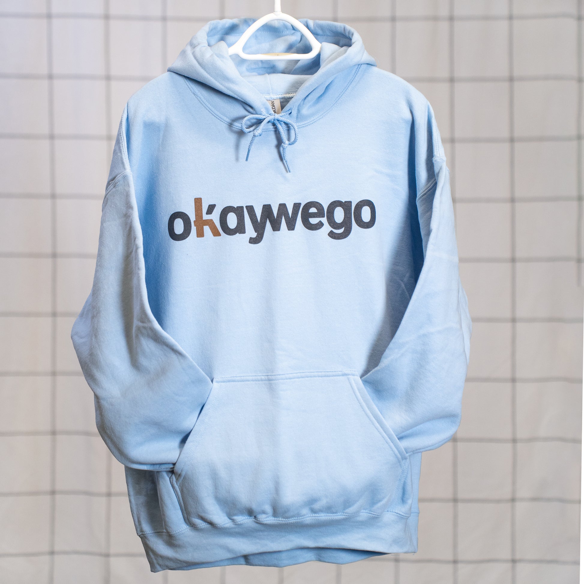 okaywego Hoodie Light Blue