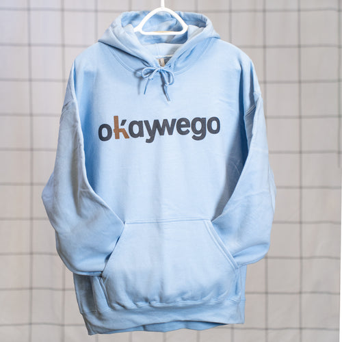 okaywego Hoodie Light Blue